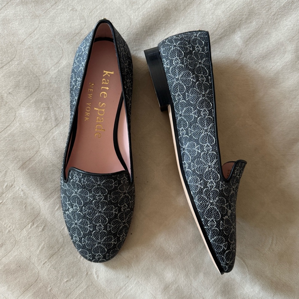 Kate Spade New York Spade Flower Lounge Loafers Size 8 (New)